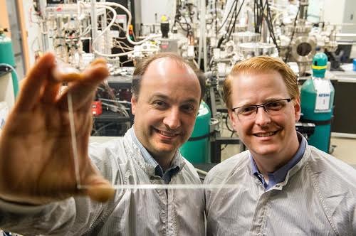 Transparent solar cell for electronic devices