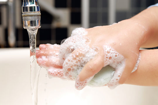Triclosan in soap can affect the fetus