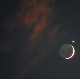 Tripartite meeting on the sky