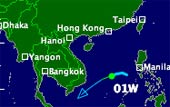 Tropical depression on the East Sea
