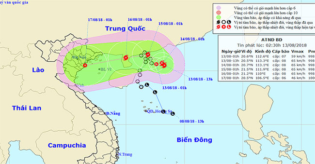 Tropical depressions are likely to become strong storms, Bac Bo heavy rain