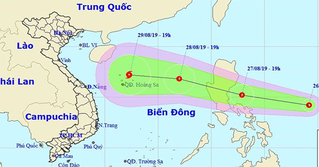 Tropical depressions can enter the East Sea in the next 2 days