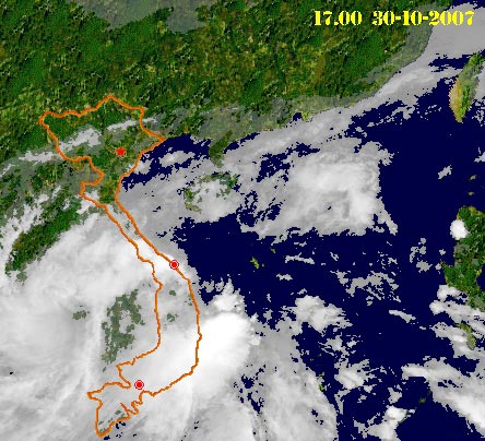 Tropical depressions cause heavy rain in the Central and Central Highlands