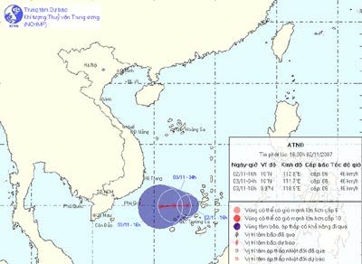 Tropical depressions cause large areas of rain