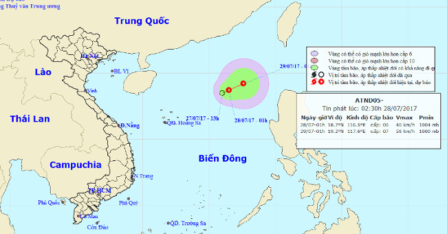 Tropical depressions on the East Sea are strengthening