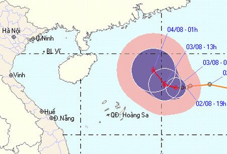 Tropical low pressure will strengthen into storm