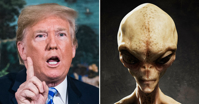 Trump is about to make money to find aliens?