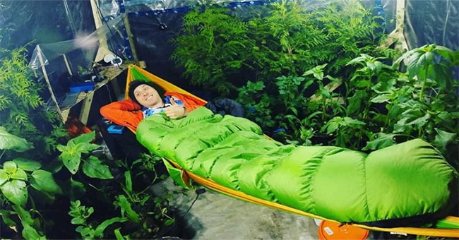 Try living in an airtight tent with 200 trees to test oxygen and the end