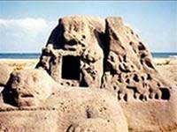 Tsunami reveals the old city