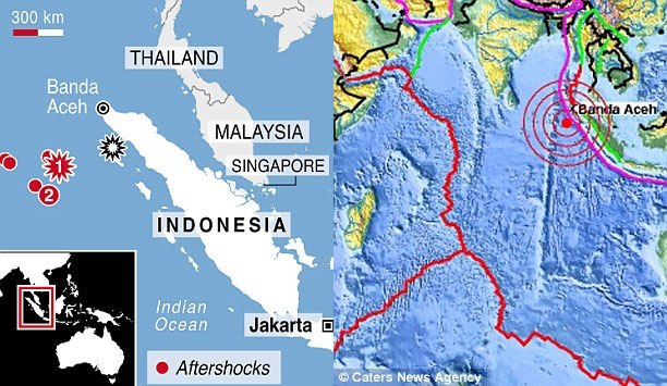 Tsunami warning on 20 countries due to earthquakes