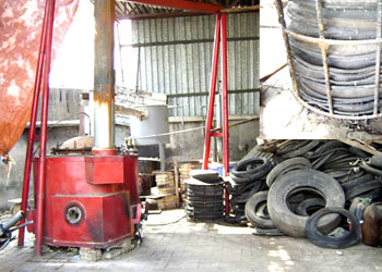 Turn rubber waste into cheap oil