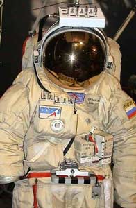 Turn the space suit into a satellite