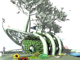 Turn trees into houses