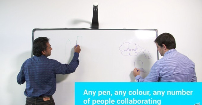 Turn white board into smart board with Kaptivo