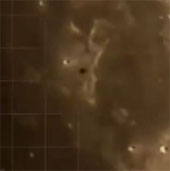 Turning the UFO image over the Moon?