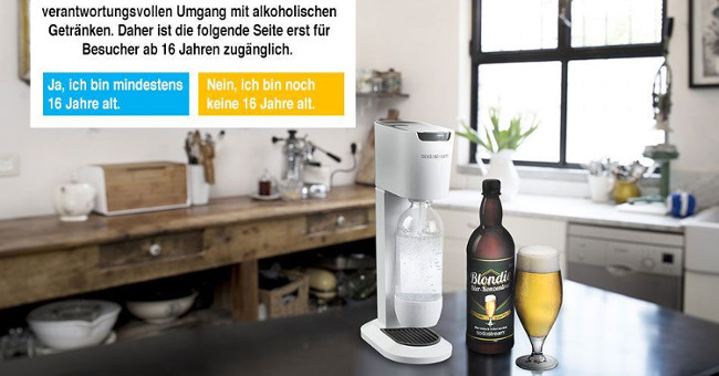 Turns water into beer at home