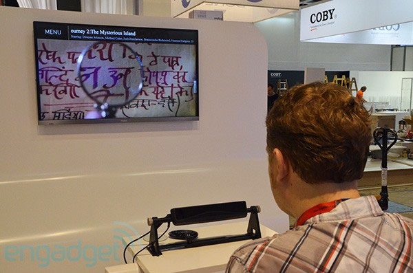 TV controlled by eyes