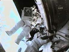 Two American astronauts complete the third walk in space