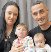 Two births were separated right ... 9 months