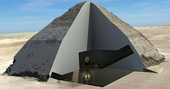 Two cavities cannot be explained in the Great Pyramid of Egypt