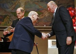 Two French and American mathematicians received the Abel math prize 2008