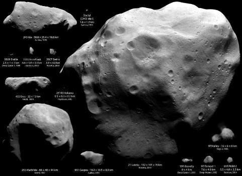 Two medium asteroids flutter across the Earth