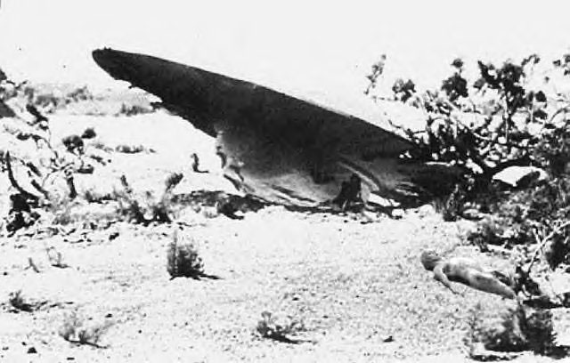 Two UFOs once fell into the US in the 40s