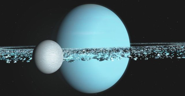 Two Uranus moons can crash into each other