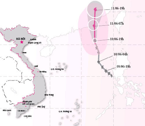 Typhoon does not pour into Vietnam, hot sunshine ends
