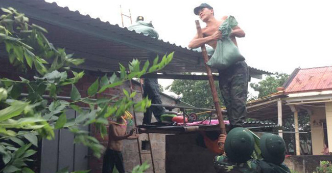 Typhoon hit Quang Binh - Quang Tri
