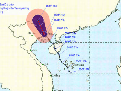 Typhoon into Quang Ninh: Power outages, shipwrecks, flooding