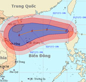 Typhoon Krosa is stronger and accelerates into the South China Sea