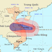 Typhoon Nari approached the waters of the central provinces
