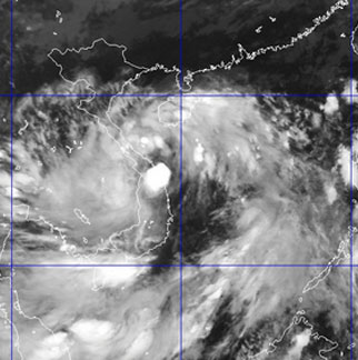Typhoon No. 3 approaching Quang Nam - Quang Ngai
