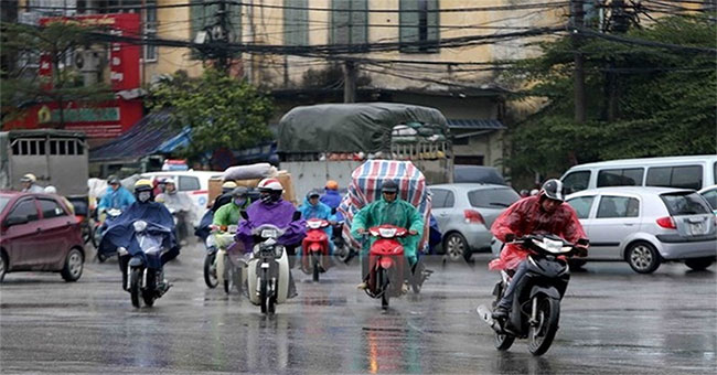 Typhoon No. 4 weakened, the North and the North Central region had heavy heavy rain