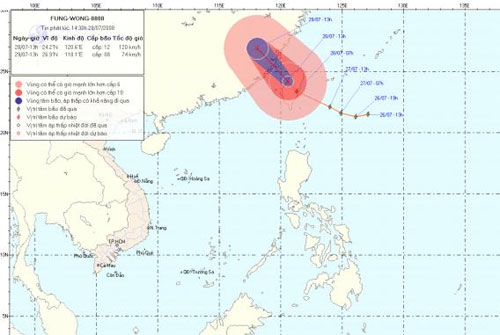 Typhoon Phuong Hoang affects rain in Central and Southern Vietnam