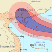 Typhoon Utor crossed Luzon Island, into the South China Sea