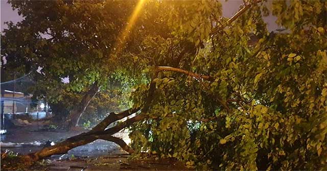 Typhoons in Quang Ninh cause flooding in Mong Cai, Hanoi and heavy rains threaten to flood many streets