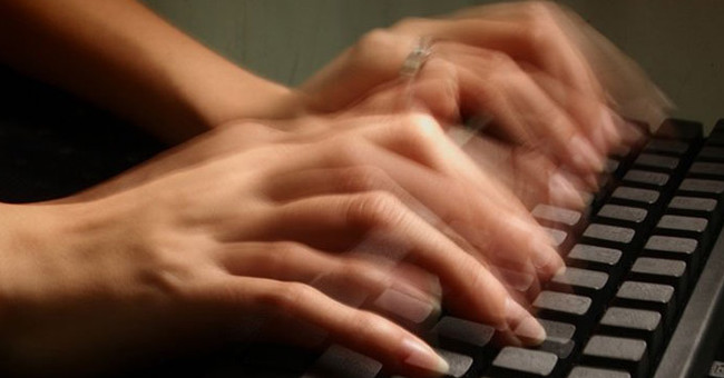 Typing keys too quickly will reduce the quality of the content to write