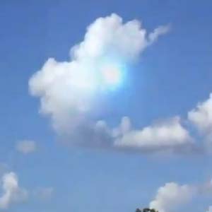 UFO glowing in Brazil