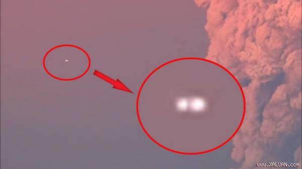 UFOs appear when volcanic eruptions in Chile