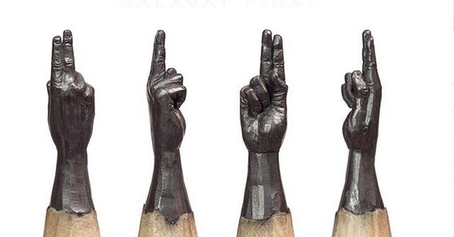 Unbelievable artwork on the pencil tip