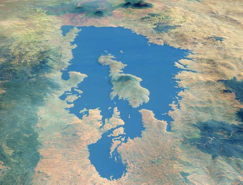 Underwater power plant in Rwanda