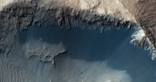 Unexpected announcement of the origin of sand on Mars