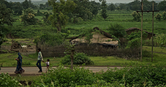 Unexpected discovery of the village