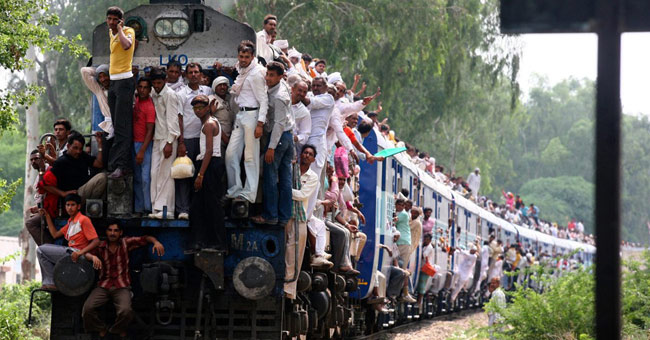 Unexpected record on overloaded wagons in India