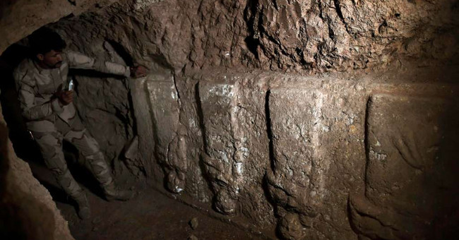 Unexpectedly discovered the 2,600-year-old palace under the tomb of the prophet Jonah