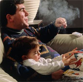 Unintentional harm from passive smoking for young children