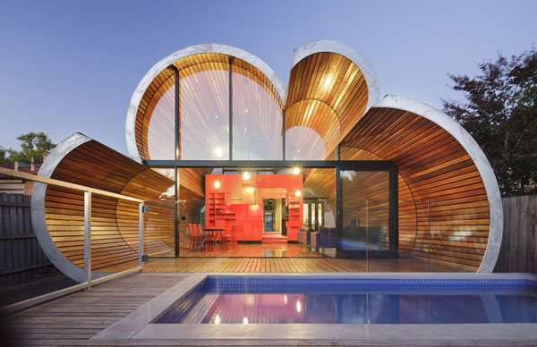 Unique cloud shaped houses in Australia