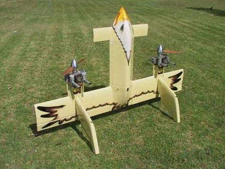 Unmanned equipment combines helicopters and aircraft